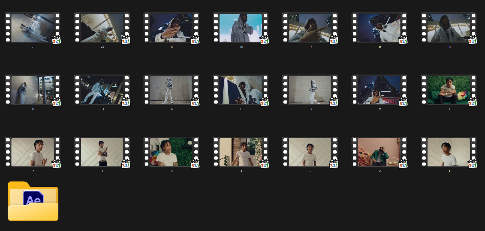 Editing Clips pack (8GB)