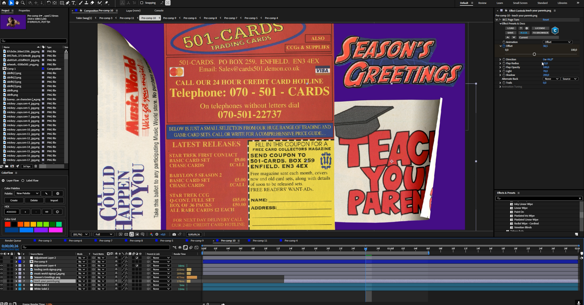Nine Vicious Animation Project file