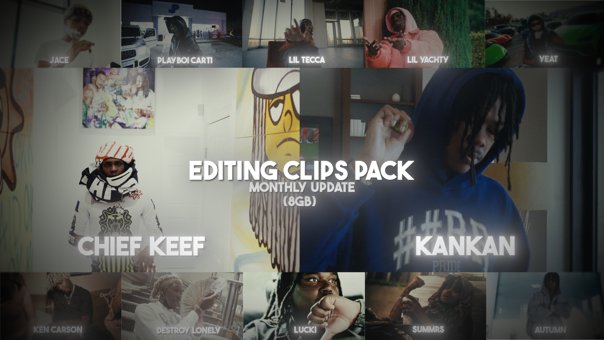 Editing Clips pack (8GB)